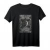 Vintage Okkult Mond Tarot Karte - Esoterik Horror T-Shirt für Gothic, Satanic, Pagan & Spirituelle Fans