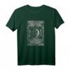Vintage Okkult Mond Tarot Karte - Esoterik Horror T-Shirt für Gothic, Satanic, Pagan & Spirituelle Fans