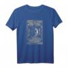 Vintage Okkult Mond Tarot Karte - Esoterik Horror T-Shirt für Gothic, Satanic, Pagan & Spirituelle Fans