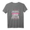 Julia Vorname Königin Geschenk - Lustiges Namens T-Shirt für Frauen, Freundinnen, Töchter & Familienmitglieder