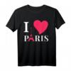 I Love Paris T-Shirt – Liebe, Romantik & Eiffelturm Design, Perfektes Geschenk für Paris Fans & Romantiker