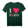 I Love Paris T-Shirt – Liebe, Romantik & Eiffelturm Design, Perfektes Geschenk für Paris Fans & Romantiker