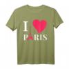 I Love Paris T-Shirt – Liebe, Romantik & Eiffelturm Design, Perfektes Geschenk für Paris Fans & Romantiker