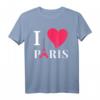 I Love Paris T-Shirt – Liebe, Romantik & Eiffelturm Design, Perfektes Geschenk für Paris Fans & Romantiker