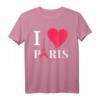 I Love Paris T-Shirt – Liebe, Romantik & Eiffelturm Design, Perfektes Geschenk für Paris Fans & Romantiker