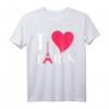 I Love Paris T-Shirt – Liebe, Romantik & Eiffelturm Design, Perfektes Geschenk für Paris Fans & Romantiker