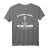 Lustiges Moin Moin T-Shirt mit Möwe & Meer - Originelles Norddeutschland Geschenk für Männer und Frauen zu Geburtstag, Muttertag, Vatertag & Weihnachten
