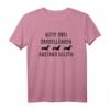 BITTE DREI DACKELLÄNGEN ABSTAND HALTEN T-Shirt - Lustiges Hundedesign für Dackelliebhaber & coole Geschenke für Hundefreunde