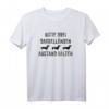 BITTE DREI DACKELLÄNGEN ABSTAND HALTEN T-Shirt - Lustiges Hundedesign für Dackelliebhaber & coole Geschenke für Hundefreunde