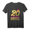 20. Geburtstag Geschenk Jahrgang 2003 - Birthday Queen Krone T-Shirt für Damen, Frauen & Mädchen zur Feier & Party
