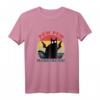 Katze Pew Pew Madafakas Lustiges Retro T-Shirt – Perfektes Geschenk für Katzenliebhaber, Freunde & Familie