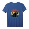 Katze Pew Pew Madafakas Lustiges Retro T-Shirt – Perfektes Geschenk für Katzenliebhaber, Freunde & Familie