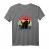 Katze Pew Pew Madafakas Lustiges Retro T-Shirt – Perfektes Geschenk für Katzenliebhaber, Freunde & Familie