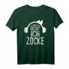 ICH HÖRE DICH NICHT ICH ZOCKE - Lustiges Gaming T-Shirt für Gamer, Männer & Frauen, ideales Geschenk für Geburtstag, Weihnachten & mehr