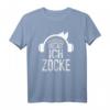 ICH HÖRE DICH NICHT ICH ZOCKE - Lustiges Gaming T-Shirt für Gamer, Männer & Frauen, ideales Geschenk für Geburtstag, Weihnachten & mehr
