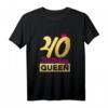 HapDog Geschenk Jahrgang 1983 - Birthday Queen Krone T-Shirt für Frauen, Mama, Oma, Tante & Tochter