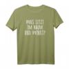 Was sitzt im Baum und winkt – Lustiges Gag T-Shirt für Männer und Frauen, ideales Geschenk für Geburtstag, Muttertag, Vatertag & Weihnachten