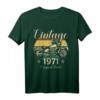 Vintage 1971 Originalteile Motorradfahrer T-Shirt – Perfektes Geschenk für Geburtstage, Jubiläen und Motorradliebhaber