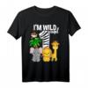 I'm Wild and 1 Zoo Geburtstag Shirt - Safari Tier T-Shirt für Babys und Kleinkinder zum 1. Geburtstag, ideal für Zoo- und Safari-Motto Partys