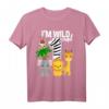 I'm Wild and 1 Zoo Geburtstag Shirt - Safari Tier T-Shirt für Babys und Kleinkinder zum 1. Geburtstag, ideal für Zoo- und Safari-Motto Partys