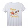 Weihnachtsmann Glauben an Weihnachten T-Shirt - Perfektes Geschenk für Familie & Freunde zu Weihnachten, Geburtstag & Jubiläum