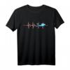 Herzschlag Taucher T-Shirt – Das perfekte Geschenk für Taucher, Tauchfans & Unterwasserliebhaber zu Weihnachten, Geburtstag, Vatertag & Muttertag