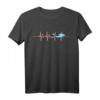 Herzschlag Taucher T-Shirt – Das perfekte Geschenk für Taucher, Tauchfans & Unterwasserliebhaber zu Weihnachten, Geburtstag, Vatertag & Muttertag