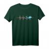 Herzschlag Taucher T-Shirt – Das perfekte Geschenk für Taucher, Tauchfans & Unterwasserliebhaber zu Weihnachten, Geburtstag, Vatertag & Muttertag