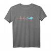 Herzschlag Taucher T-Shirt – Das perfekte Geschenk für Taucher, Tauchfans & Unterwasserliebhaber zu Weihnachten, Geburtstag, Vatertag & Muttertag