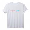 Herzschlag Taucher T-Shirt – Das perfekte Geschenk für Taucher, Tauchfans & Unterwasserliebhaber zu Weihnachten, Geburtstag, Vatertag & Muttertag