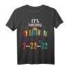 It's My Birthday Twosday T-Shirt 02.22.2022 - Lustiges Geschenk für Kinder, Jungen und Mädchen zum Zweitag 2022