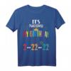 It's My Birthday Twosday T-Shirt 02.22.2022 - Lustiges Geschenk für Kinder, Jungen und Mädchen zum Zweitag 2022