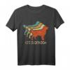 Retro Vintage Golden Retriever Life is Golden T-Shirt – Trendiges Geschenk für Hundeliebhaber zu Weihnachten, Geburtstag & Feiertagen
