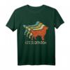 Retro Vintage Golden Retriever Life is Golden T-Shirt – Trendiges Geschenk für Hundeliebhaber zu Weihnachten, Geburtstag & Feiertagen