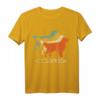 Retro Vintage Golden Retriever Life is Golden T-Shirt – Trendiges Geschenk für Hundeliebhaber zu Weihnachten, Geburtstag & Feiertagen