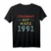 30. Geburtstag Geschenk für Mann & Frau – Legendär seit März 1991 T-Shirt für den besonderen Tag