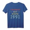 30. Geburtstag Geschenk für Mann & Frau – Legendär seit März 1991 T-Shirt für den besonderen Tag