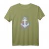 Bunte Farbspritzer Anker T-Shirt - Symbol Hoffnung, Liebe & Meer für Segler, Kapitäne & Wasserliebhaber