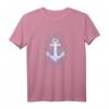 Bunte Farbspritzer Anker T-Shirt - Symbol Hoffnung, Liebe & Meer für Segler, Kapitäne & Wasserliebhaber