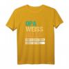 Opa Weiss Alles | Opa Enkel | Vatertag Großvater T-Shirt – Perfektes Geschenk für Oma, Opa, Papa & Mama zu Weihnachten, Geburtstag & besonderen Anlässen