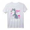 Lustiges Mädchen mit Aufschrift 'Just a Girl Who Loves Wölfe' T-Shirt – Perfektes Geschenk für Wolf- und Tierliebhaber aller Altersgruppen