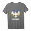 Ukrainisches Kossack T-Shirt mit Herz, Taube & Heimatland – Perfektes Geschenk für Ukraine-Fans zu Weihnachten, Geburtstag, Vatertag & Muttertag