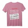 Eigentlich wurde ich gut erzogen - Lustiges Frauen T-Shirt mit Spruch für Weihnachten, Geburtstag, Vater-Tag & als originelles Geschenk
