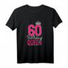 60. Geburtstag Geschenk Jahrgang 1963 - Birthday Queen Krone T-Shirt für Damen, Mütter, Omas & Tanten zum besonderen Ehrentag