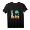 Los Angeles T-Shirt mit Palmen & Sonnenuntergang – Perfektes Geschenk für Surfer, Strandliebhaber & LA-Fans