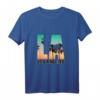 Los Angeles T-Shirt mit Palmen & Sonnenuntergang – Perfektes Geschenk für Surfer, Strandliebhaber & LA-Fans