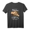 Lustiges Opa T-Shirt - Die besten Väter werden zum Opa befördert, ideales Geschenk für Geburtstage, Vatertag & Weihnachten