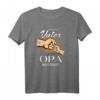 Lustiges Opa T-Shirt - Die besten Väter werden zum Opa befördert, ideales Geschenk für Geburtstage, Vatertag & Weihnachten