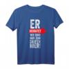 Er heiratet, wir sind nur zum Saufen hier T-Shirt – Lustiges Hochzeitsgeschenk für Trauzeugen und Freunde