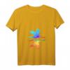 Farbenfrohes Damen Kranich T-Shirt mit Origami Vogel - Perfekt als Geschenk für Familie, Freunde, Weihnachten & Geburtstag